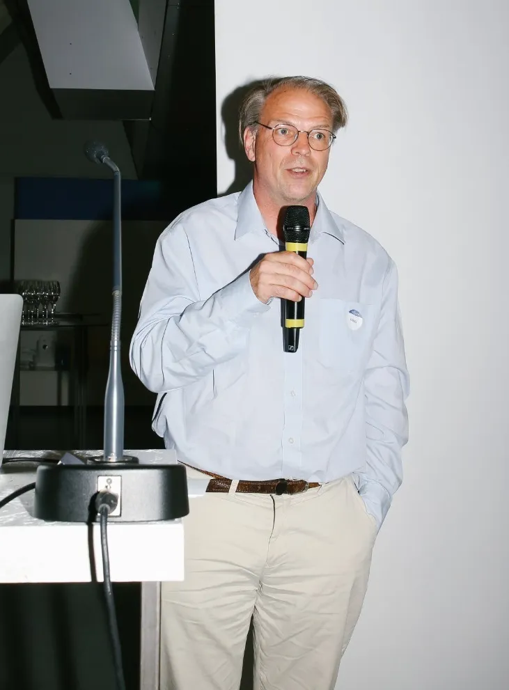 Karel presenting in Vienna