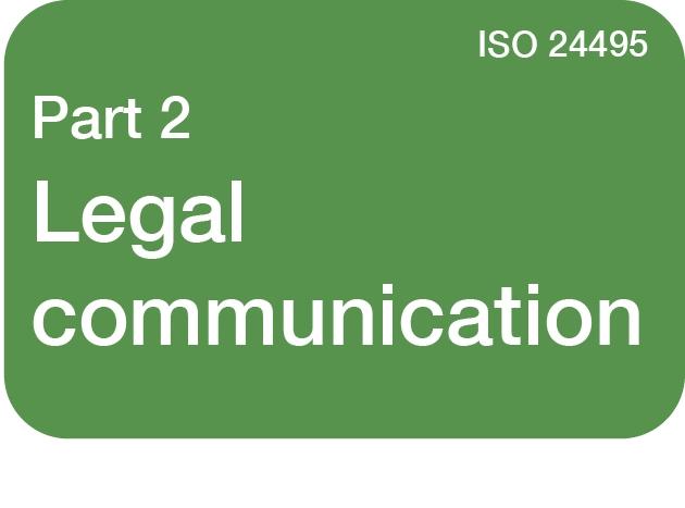 Link to Part 2 Legal communication